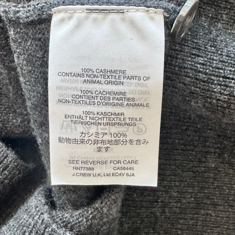 J.‎ Crew cashmere sweater gray XXS C034